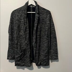 GAP Black Blazer Lightweight Knit Jacket